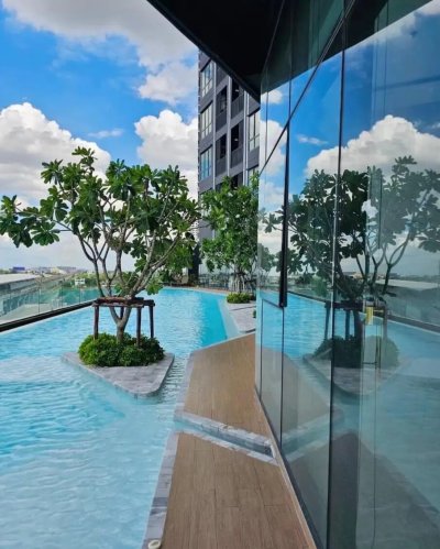 The Rich Rama 9 near ARL Hua Mak 26.08 sqm.
