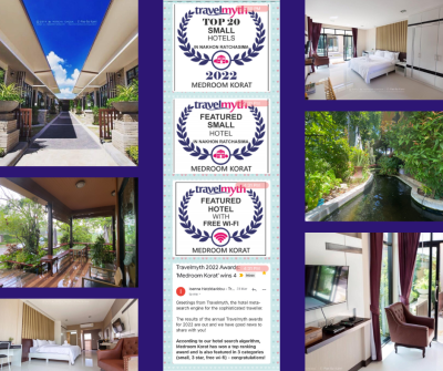 Resort house at Medroom Korat 32 sqm.