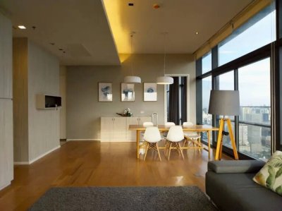 Circle Living Prototype near BTS Asoke, ARL Makkasan and MRT Phetchaburi 3 Bedrooms 2 Bathrooms 130 m². Fully Furnished