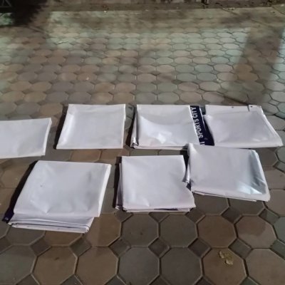 ป้ายไวนิลโครงไม้ ป้ายโครงไม้ยูคา