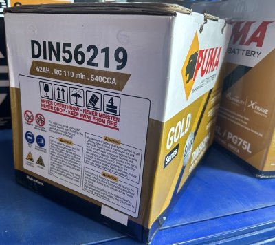 PUMA DIN56219 (DIN 62) สำหรับ NISSAN KICKS e-POWER