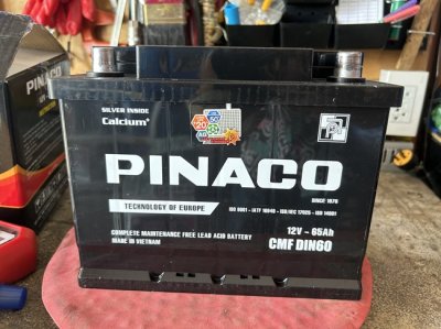 เปลี่ยนแบตเตอรี่ Pinaco LG2 DIN60 ศรีราชา