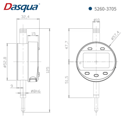 Dasqua 5260-37XX Multifunctional Digital Indicator