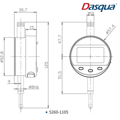 Dasqua 5260-11XX High Precision Digital Indicator