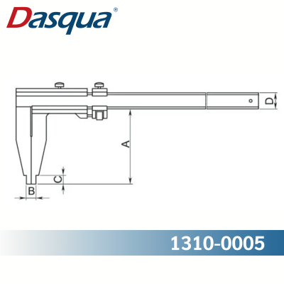Dasqua Vernier Caliper 1310-0005/0010/0085/0015/0105/0115/0130/0126/0160/0180/0200 Dasqua Vernier Caliper 1310-0005/0010/0085/0015/0105/0115/0130/0126/0160/0180/0200
