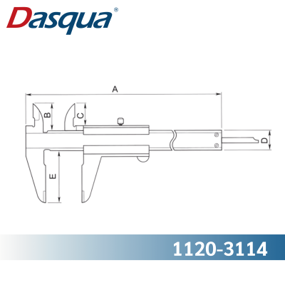 DASQUA Vernier Caliper 1110-3114