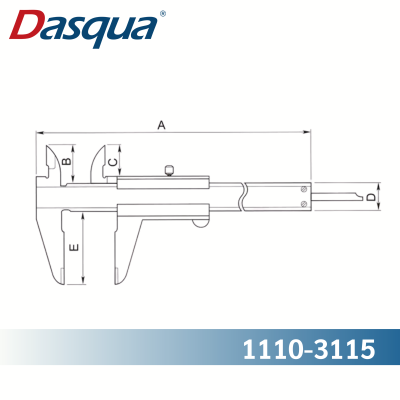 Dasqua Vernier Caliper 1110-3115/3120/3130