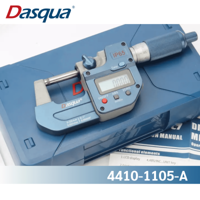 Dasqua 4410-11XX-A IP65 Oil & Water Proof Digital Micrometer