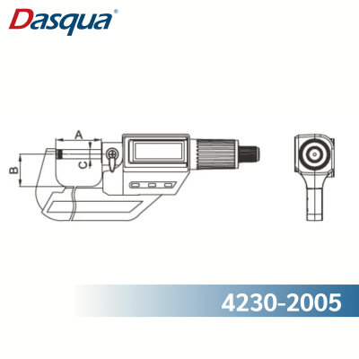 Dasqua ดิจิตอลไมโครมิเตอร์ระดับโปร รุ่น 4230-2XXX-A