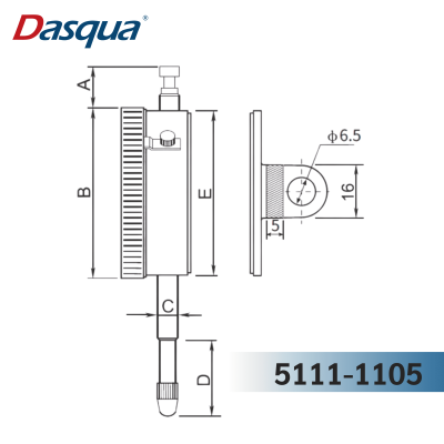 Dasqua 5111-1005 Dial Indicator
