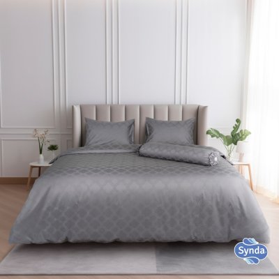 ผ้าปูที่นอนรัดมุม รุ่น  LUNARIA GREY ผ้าปูที่นอนรัดมุม รุ่น  LUNARIA GREY