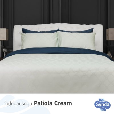 Fitted bed sheet, PATIOLA CREAM