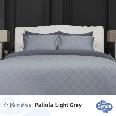 Fitted bed sheet, PATIOLA LIGHT GRAY Fitted bed sheet, PATIOLA LIGHT GRAY