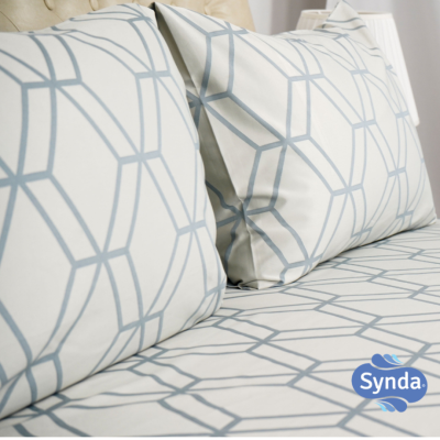 Fitted bed sheet, SYNDA DIAMOND LIGHT BLUE Fitted bed sheet, SYNDA DIAMOND LIGHT BLUE