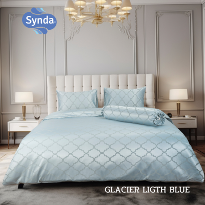 ผ้าปูที่นอนรัดมุม รุ่น GLACIER LIGTH BLUE