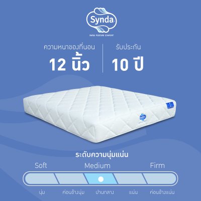 Synda ที่นอนรุ่น Back Zoning Synda ที่นอนรุ่น Back Zoning