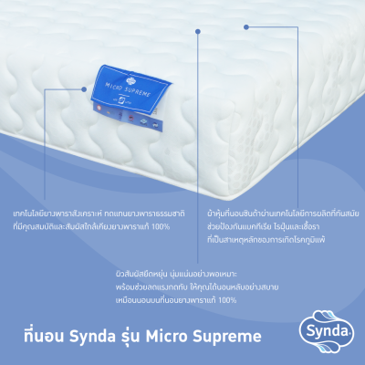 ที่นอน Synda รุ่น Micro Supreme ที่นอน Synda รุ่น Micro Supreme