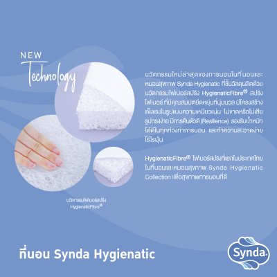 ที่นอน SYNDA HYGIENATIC ขนาด 3.5 ฟุต