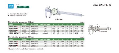 AIBO (บริษัท ไอโบ จำกัด) จำหน่าย INSIZE | เวอร์เนีย ดิจิตอล Vernier   Dial Caliper  CODE: 1312/1311 มีใบแต่งตั้งจำหน่าย อย่างถูกต้อง จากผู้นำเข้า INSIZE