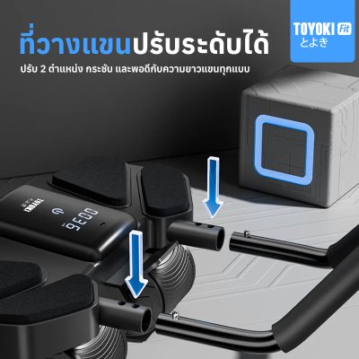 TOYOKI Fit Exercise Roller ลูกกลิ้งบริหารหน้าท้อง 4 ล้อขนาดใหญ่