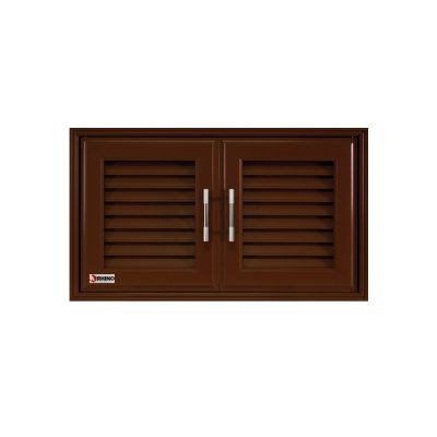 บานซิงค์ใต้ถังแก๊ส RN สีน้ำตาล