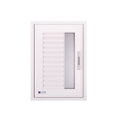 บานซิงค์เดี่ยว OK สีขาว