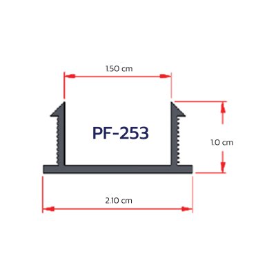 ร่อง uPVC PF-251