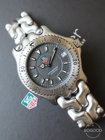 Tag heuer S/el ก้างปลา WG1113 หน้าเทาสองชั้น