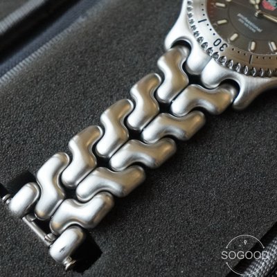 Tag heuer S/el ก้างปลา WG1113 หน้าเทาสองชั้น