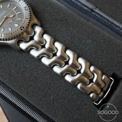 Tag heuer S/el ก้างปลา WG1113 หน้าเทาสองชั้น