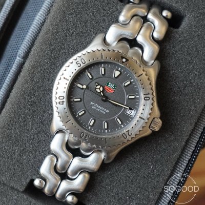 Tag heuer S/el ก้างปลา WG1113 หน้าเทาสองชั้น