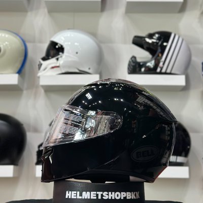 หมวกกันน็อคเต็มใบ BELL LITHIUM SOLID GLOSS BLACK