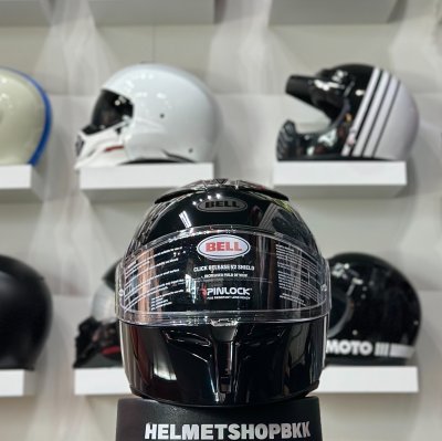 หมวกกันน็อคเต็มใบ BELL LITHIUM SOLID GLOSS BLACK