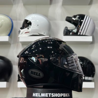 หมวกกันน็อคเต็มใบ BELL LITHIUM SOLID GLOSS BLACK
