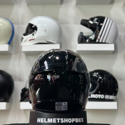 หมวกกันน็อคเต็มใบ BELL LITHIUM SOLID GLOSS BLACK