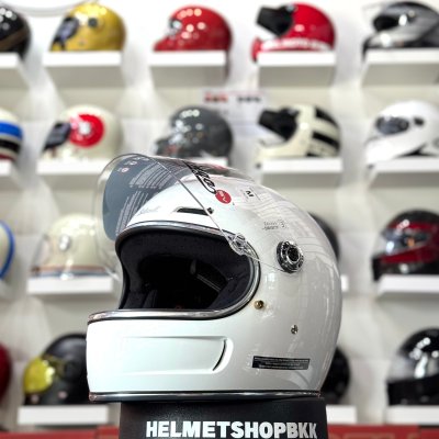 หมวกกันน็อคเต็มใบ BILTWELL GRINGO SV GLOSS WHITE