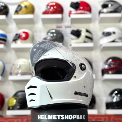 หมวกกันน็อคเต็มใบ BILTWELL LANE SPLITTER GLOSS WHITE