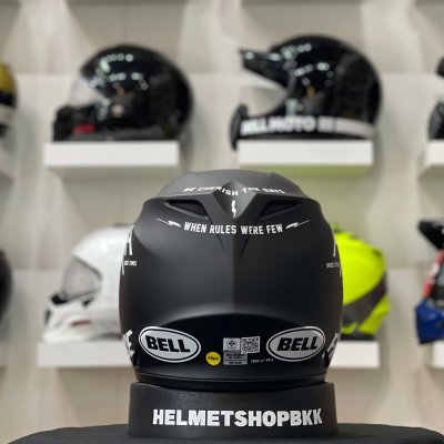 หมวกกันน็อคเต็มใบ BELL MX-9 MIPS FASTHOUSE PROSPECT MATTE BLACK/WHITE