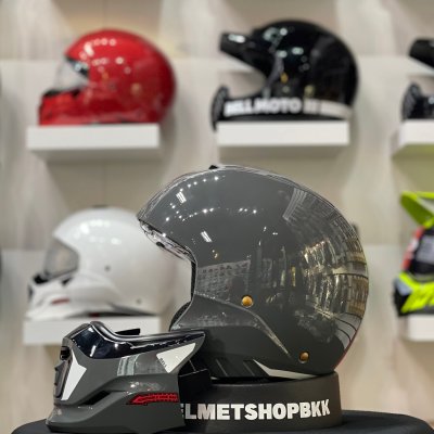 หมวกกันน็อคเต็มใบ BELL BROOZER DUPLET GLOSS NARDO GRAY