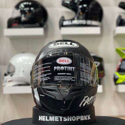 หมวกกันน็อคเต็มใบ RACE STAR DLX FLEX FASTHOUSE STREET PUNK MATTE BLACK