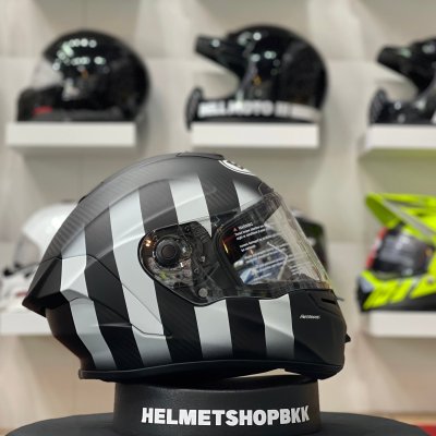 หมวกกันน็อคเต็มใบ RACE STAR DLX FLEX FASTHOUSE STREET PUNK MATTE BLACK
