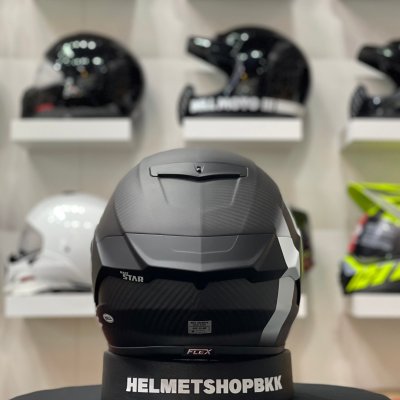 หมวกกันน็อคเต็มใบ RACE STAR DLX FLEX FASTHOUSE STREET PUNK MATTE BLACK