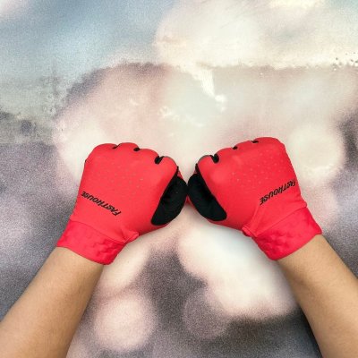 ถุงมือไบท์เกอร์ FASTHOUSE HELIX PODIUM GLOVE RED
