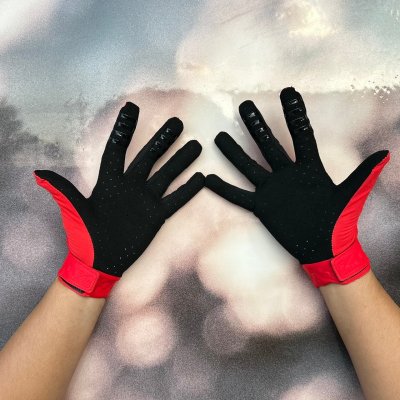 ถุงมือไบท์เกอร์ FASTHOUSE HELIX PODIUM GLOVE RED