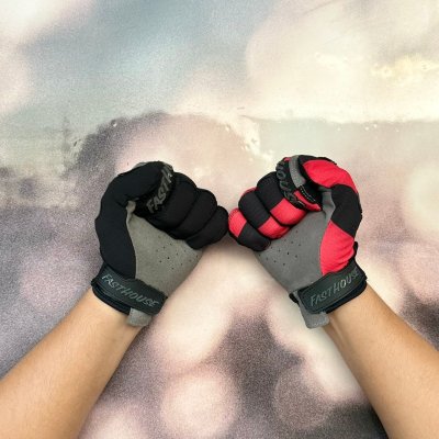 FASTHOUSE SPEED STYLE AKIN GLOVE BLACK RED