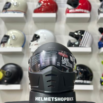 หมวกกันน็อคเต็มใบ BILTWELL LANE SPLITTER FLAT BLACK