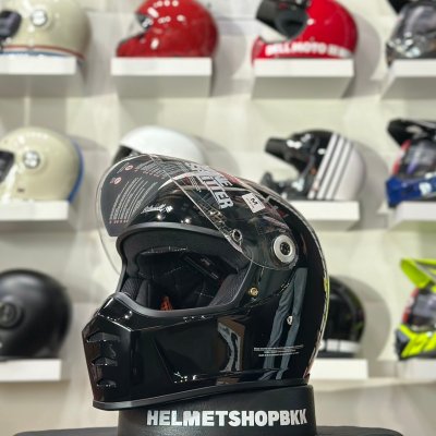 หมวกกันน็อคเต็มใบ BILTWELL LANE SPLITTER GLOSS BLACK