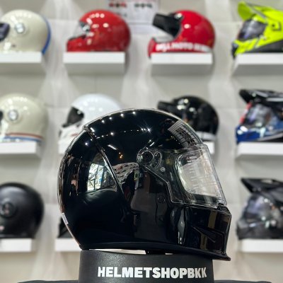 หมวกกันน็อคเต็มใบ BELL ELIMINATOR GLOSS BLACK