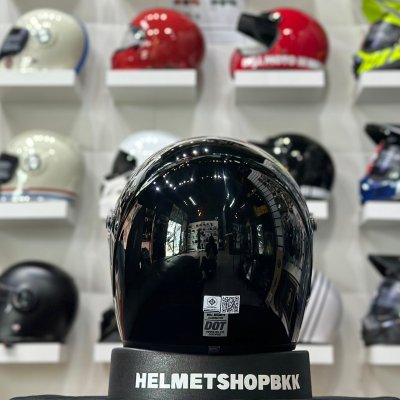 หมวกกันน็อคเต็มใบ BELL ELIMINATOR GLOSS BLACK
