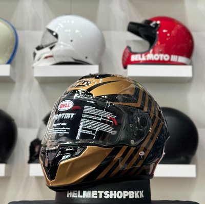 หมวกกันน็อคเต็มใบ BELL RACE STAR FLEX DLX GLOSS BLACK/GOLD